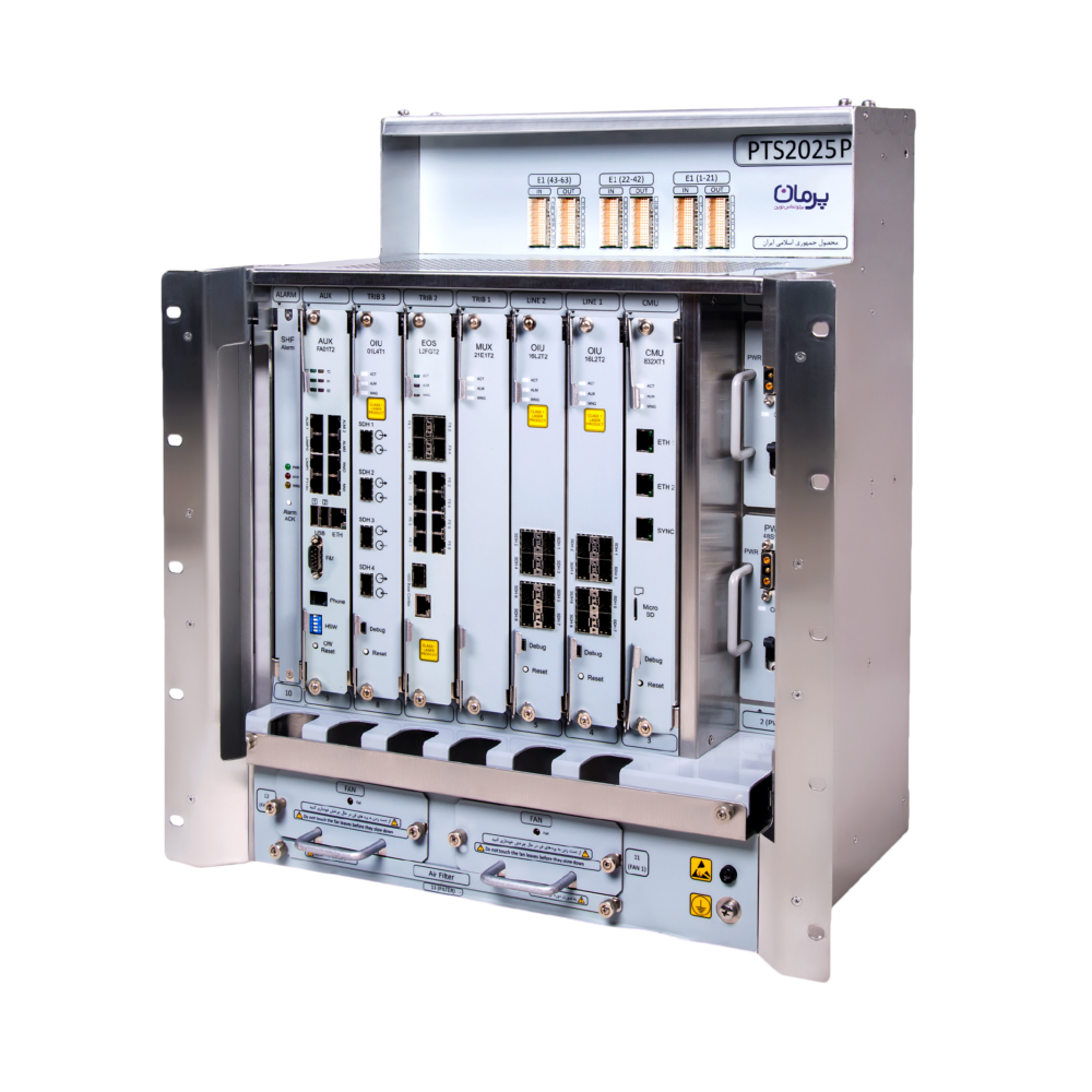 سیستم های انتقال نوری پرمان رده STM-16 PTS2025P
